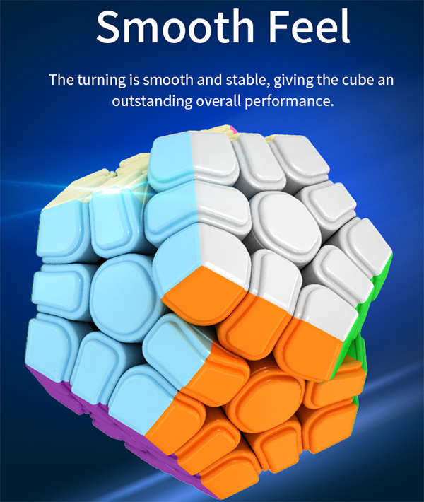 MoYu Classroom MeiLong M Magnetic Convex Megaminx Speed Cube Stickerless